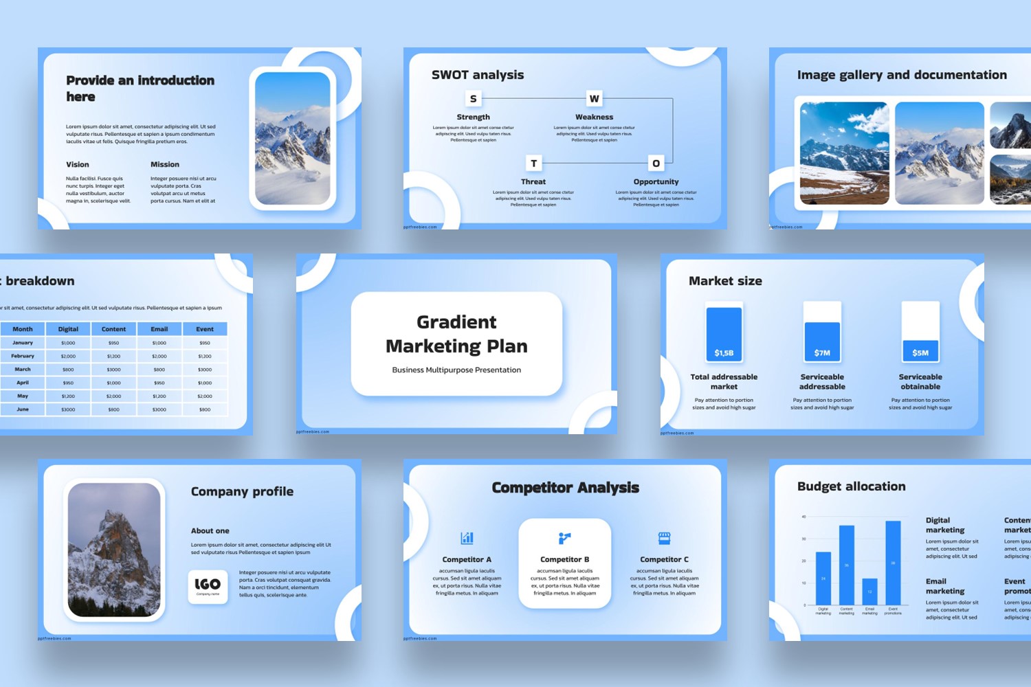 Gradient Marketing Plan