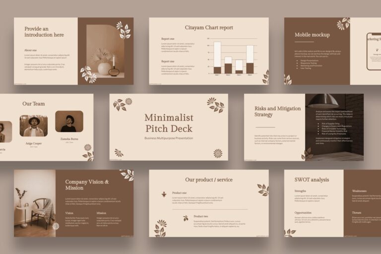 Minimalist Pitch Deck