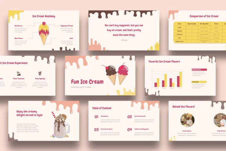 Ice Cream powerpoint template