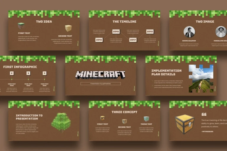 minecraft powerpoint template