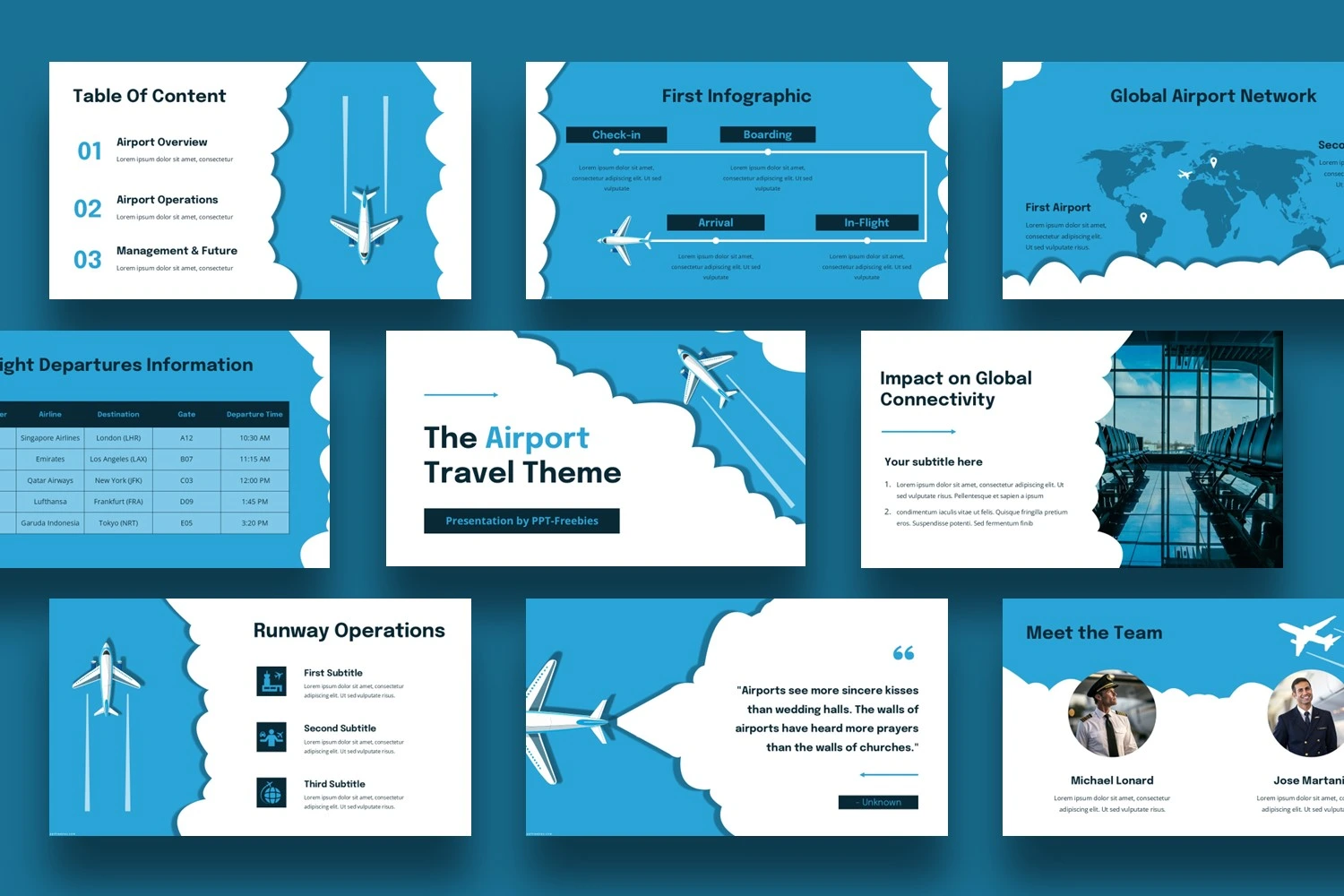 Airport PowerPoint Template
