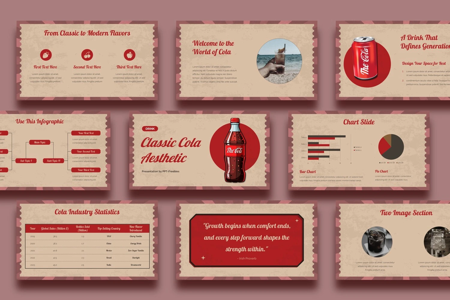 Cola PowerPoint Template