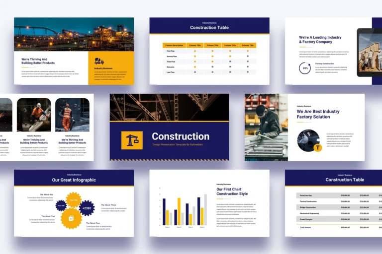 Construction PowerPoint Template