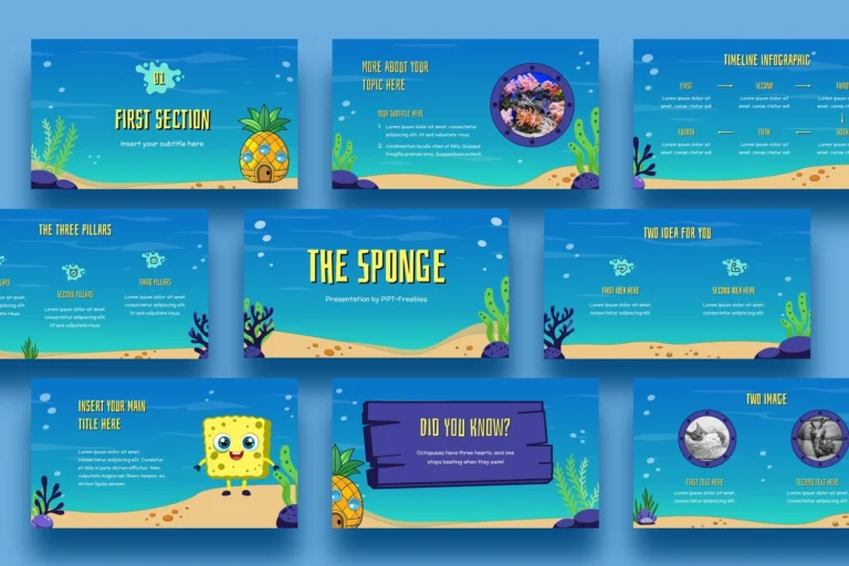 Sponge PowerPoint Template