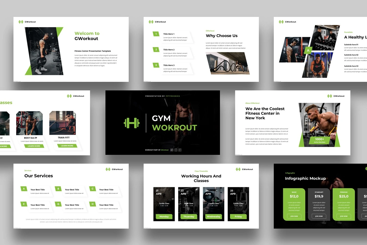 Gym PowerPoint Template