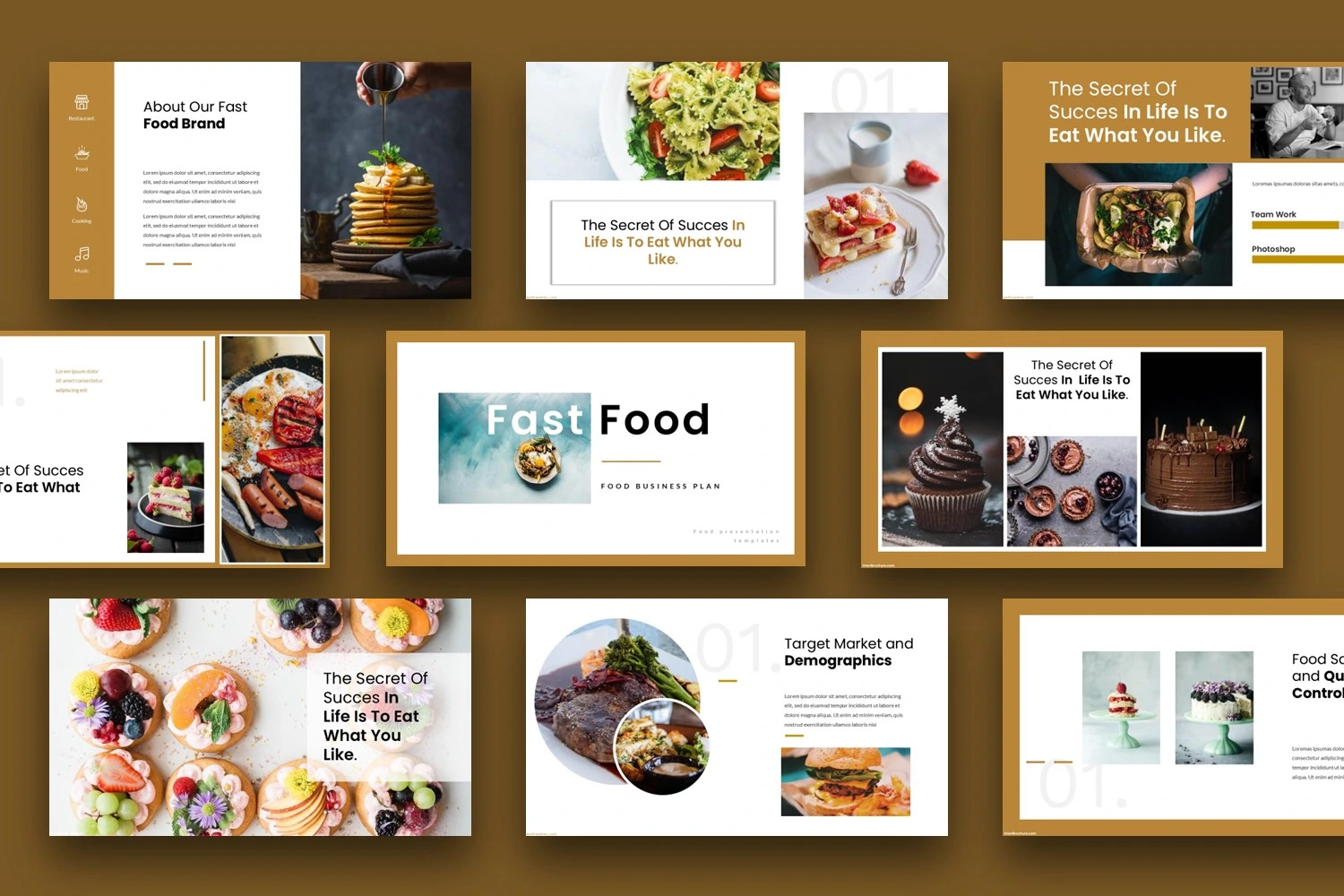 Fast Food PowerPoint Template