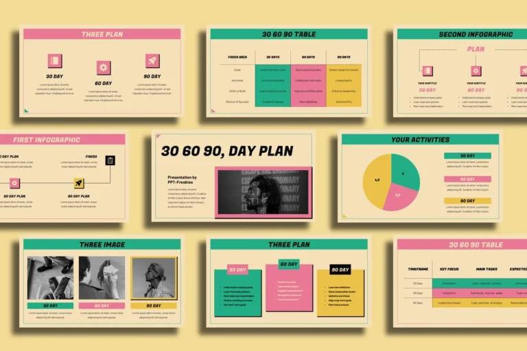 Free 30 60 90 Day Plan Template PowerPoint