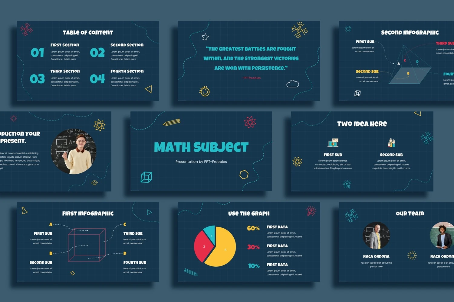Math Google Slides Template