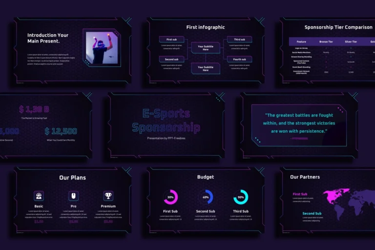 esports sponsorship deck template