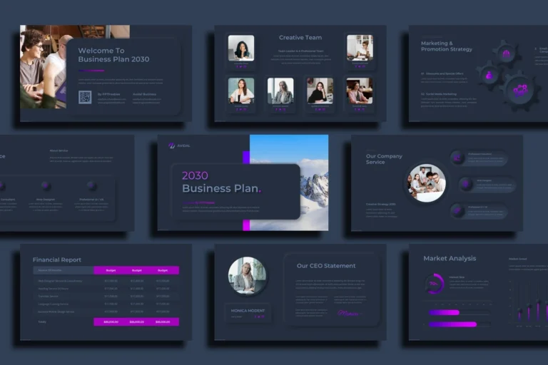 Business Plan Neumorphic