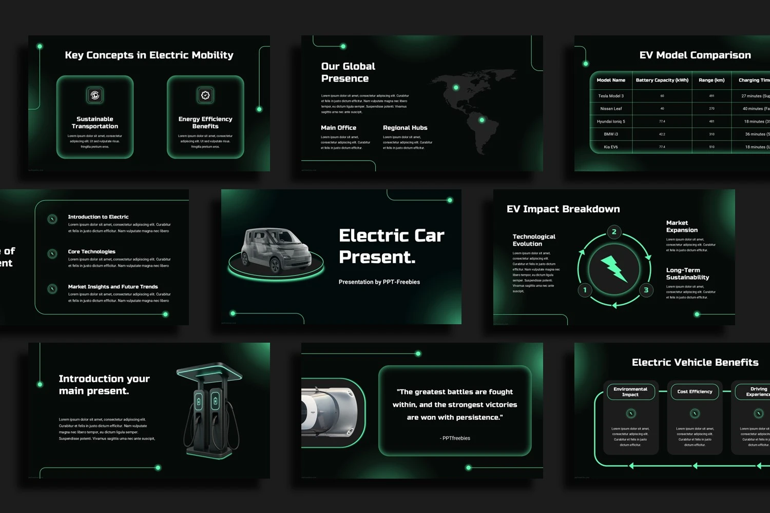 Electric Car PowerPoint Template