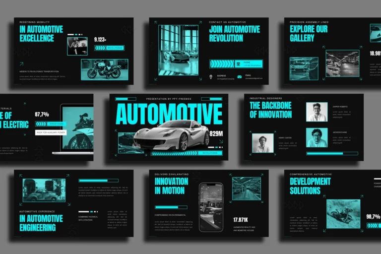Free Automotive Industry PowerPoint Template