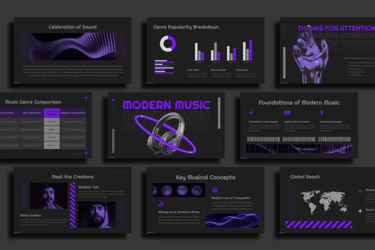 Modern Music PowerPoint Template