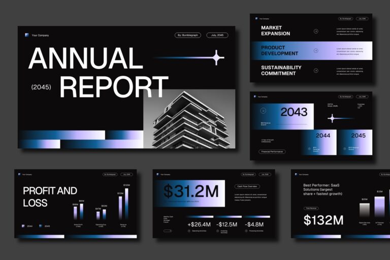 Annual Report PowerPoint Template