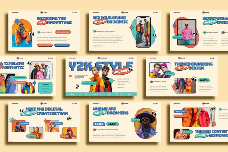 Y2K Style PowerPoint Template