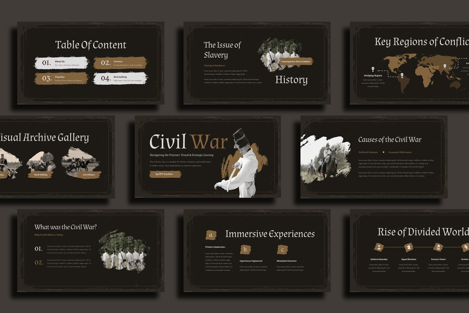 Civil War PowerPoint Template