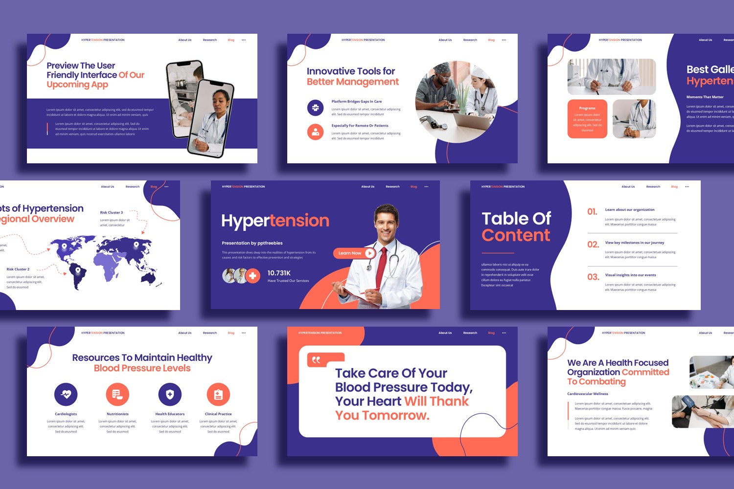 Hypertension PowerPoint Template