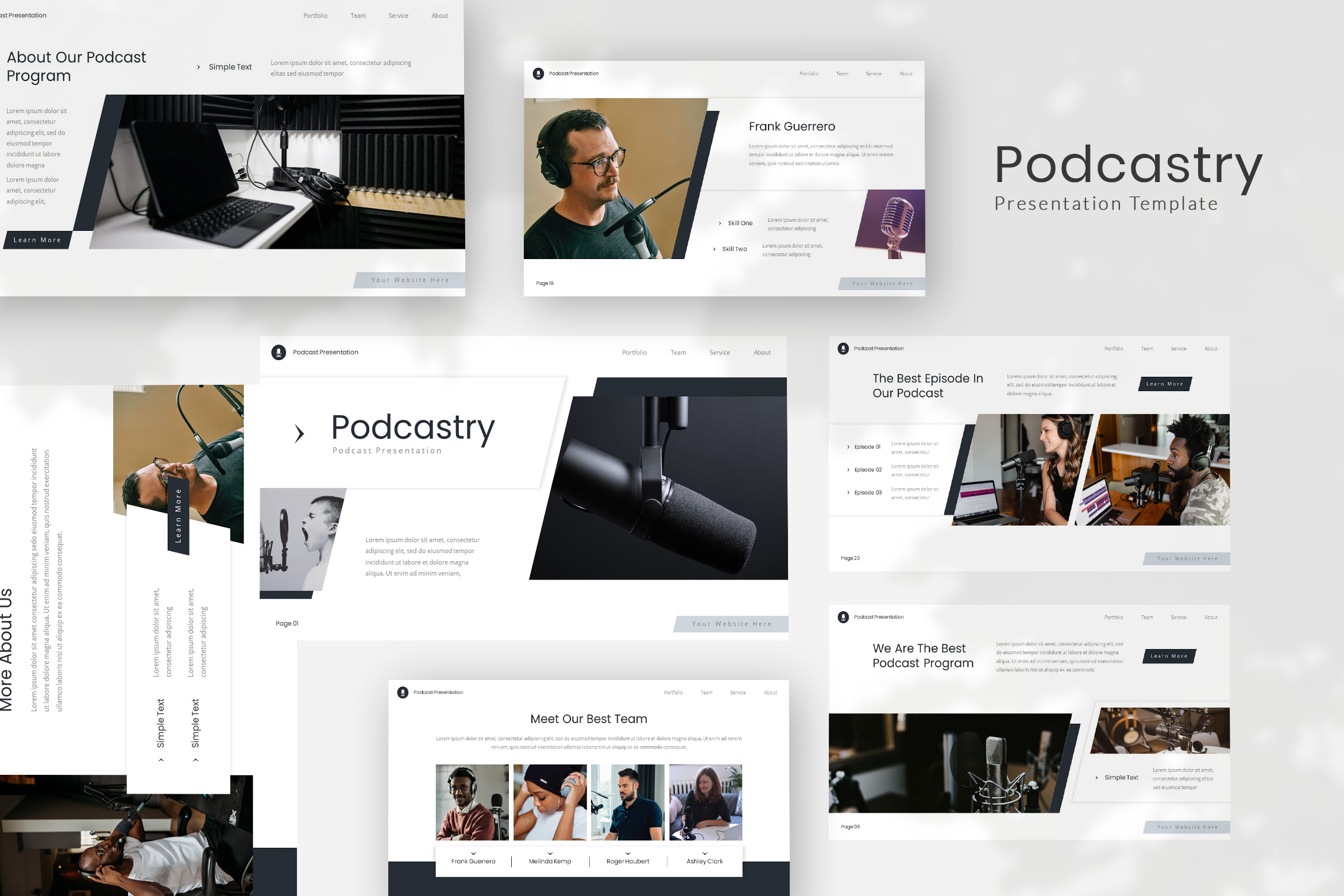 Podcastry Podcast Presentation Template