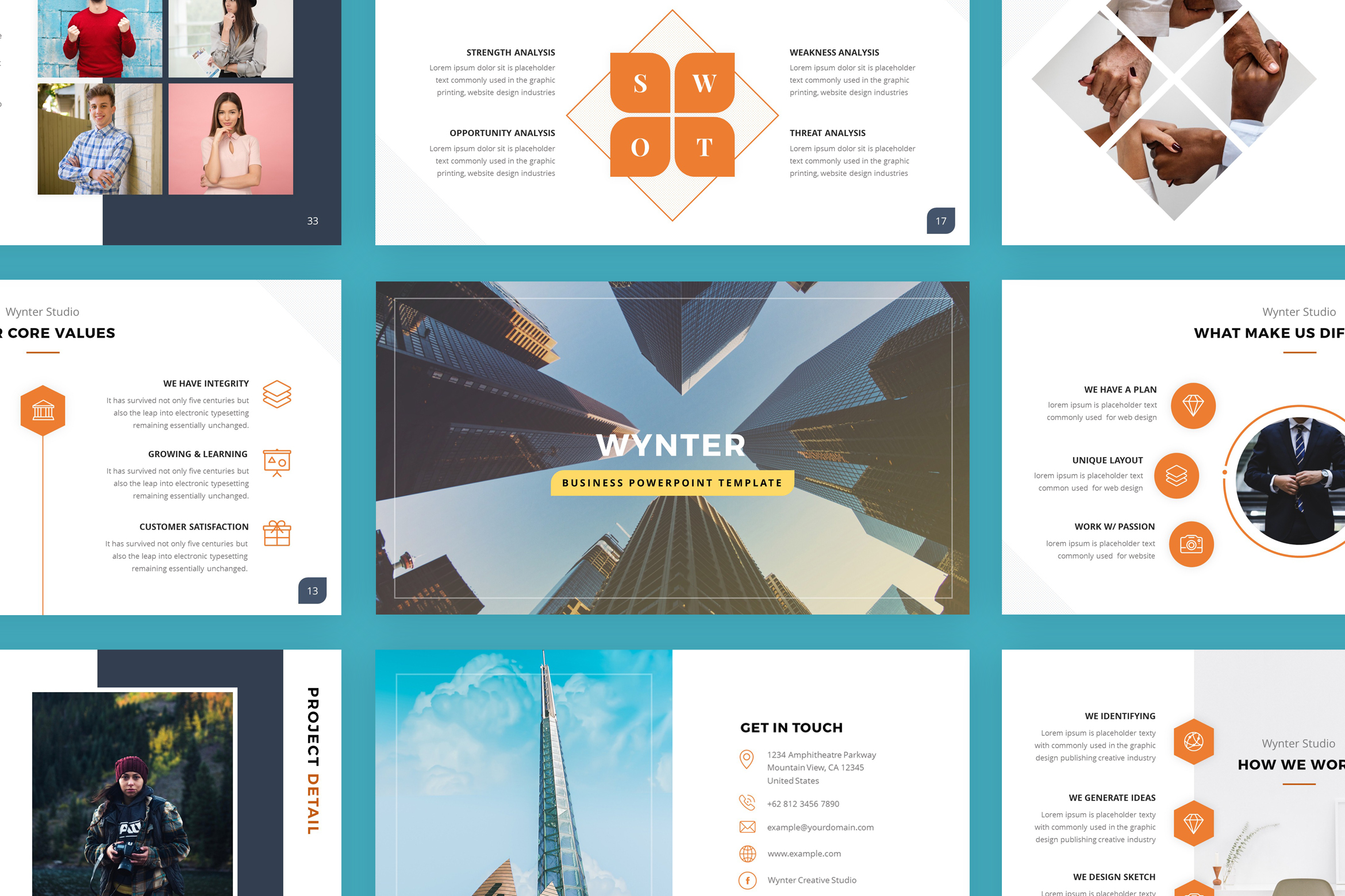 Wynter Business PowerPoint Template