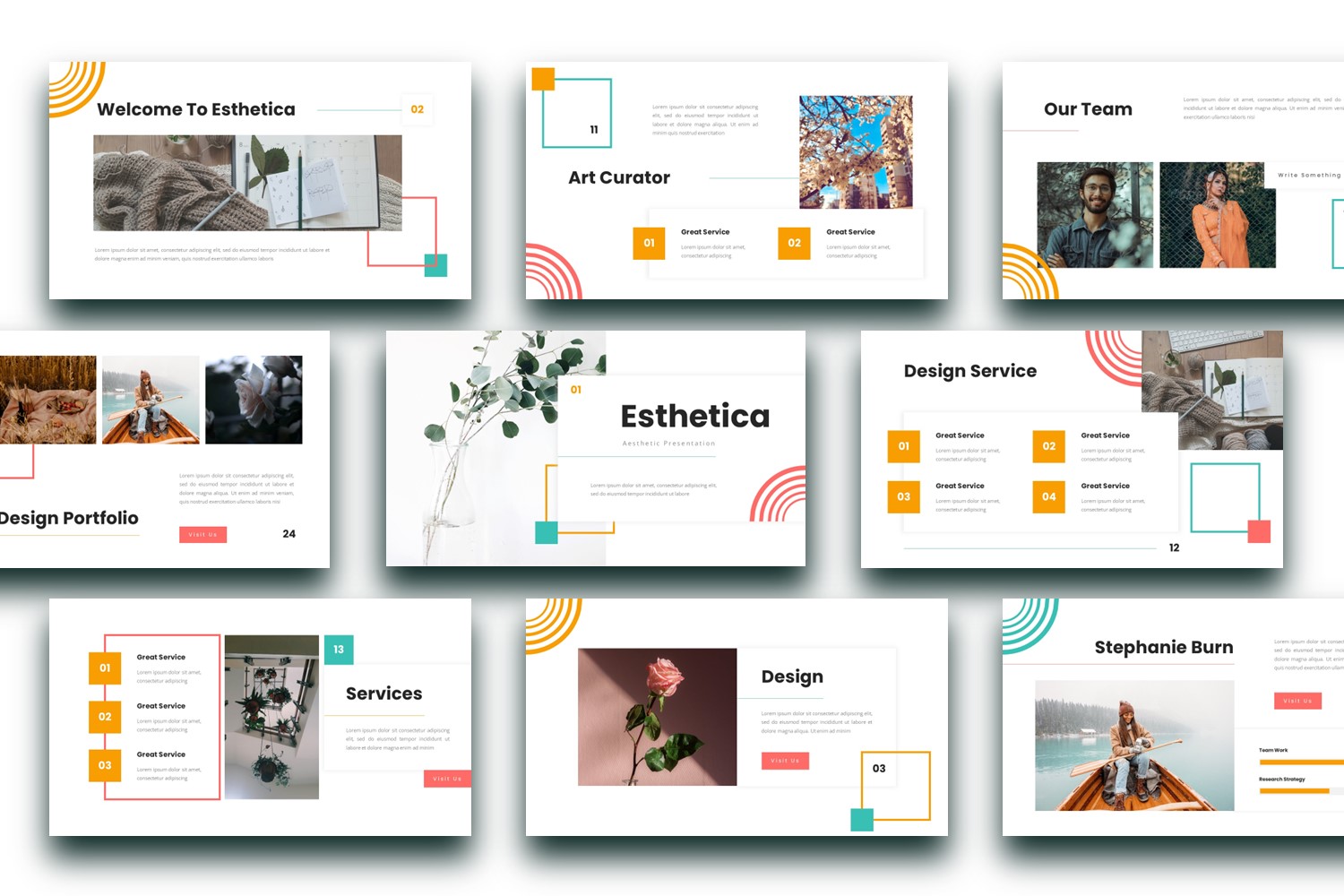 Aesthetic Presentation Template - Esthetica