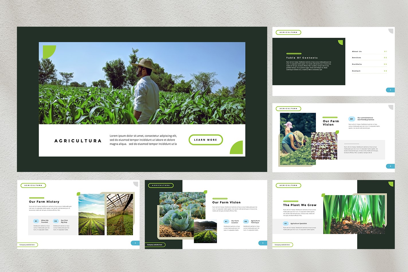 Agriculture Presentation Template - Agricultura