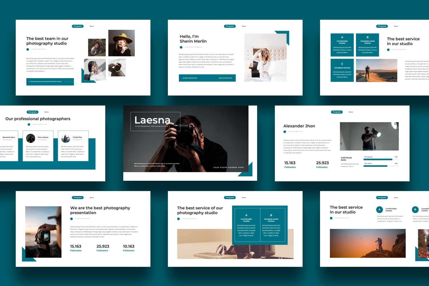 Canva Photography Presentation Template