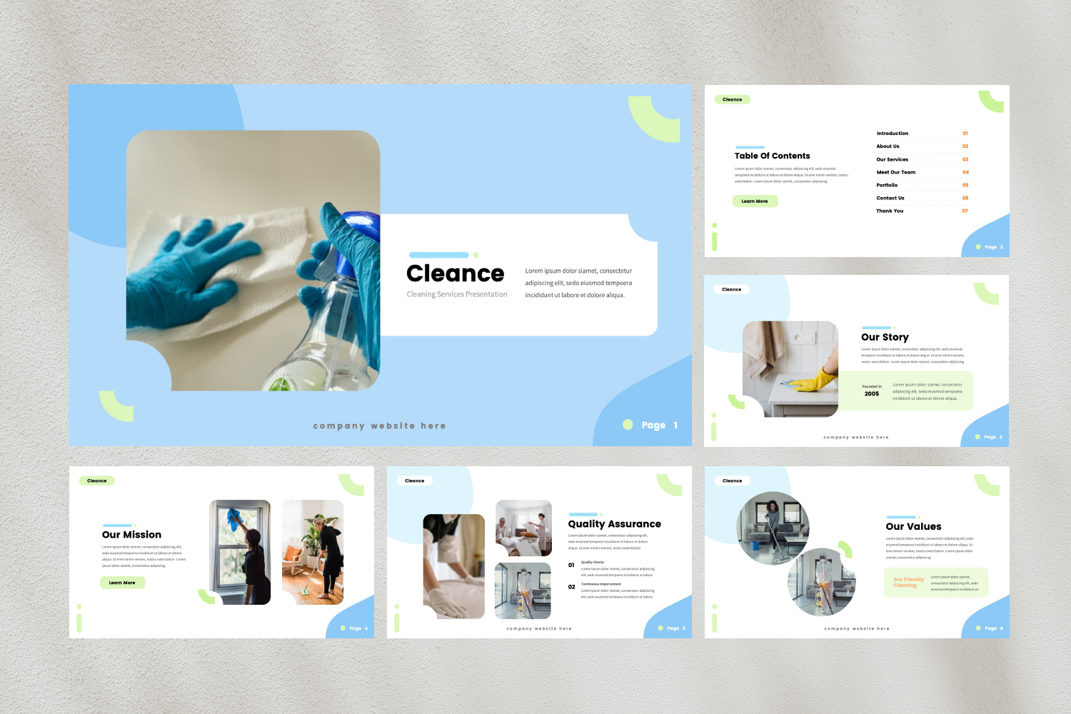 Cleaning Service Presentation - Cleance