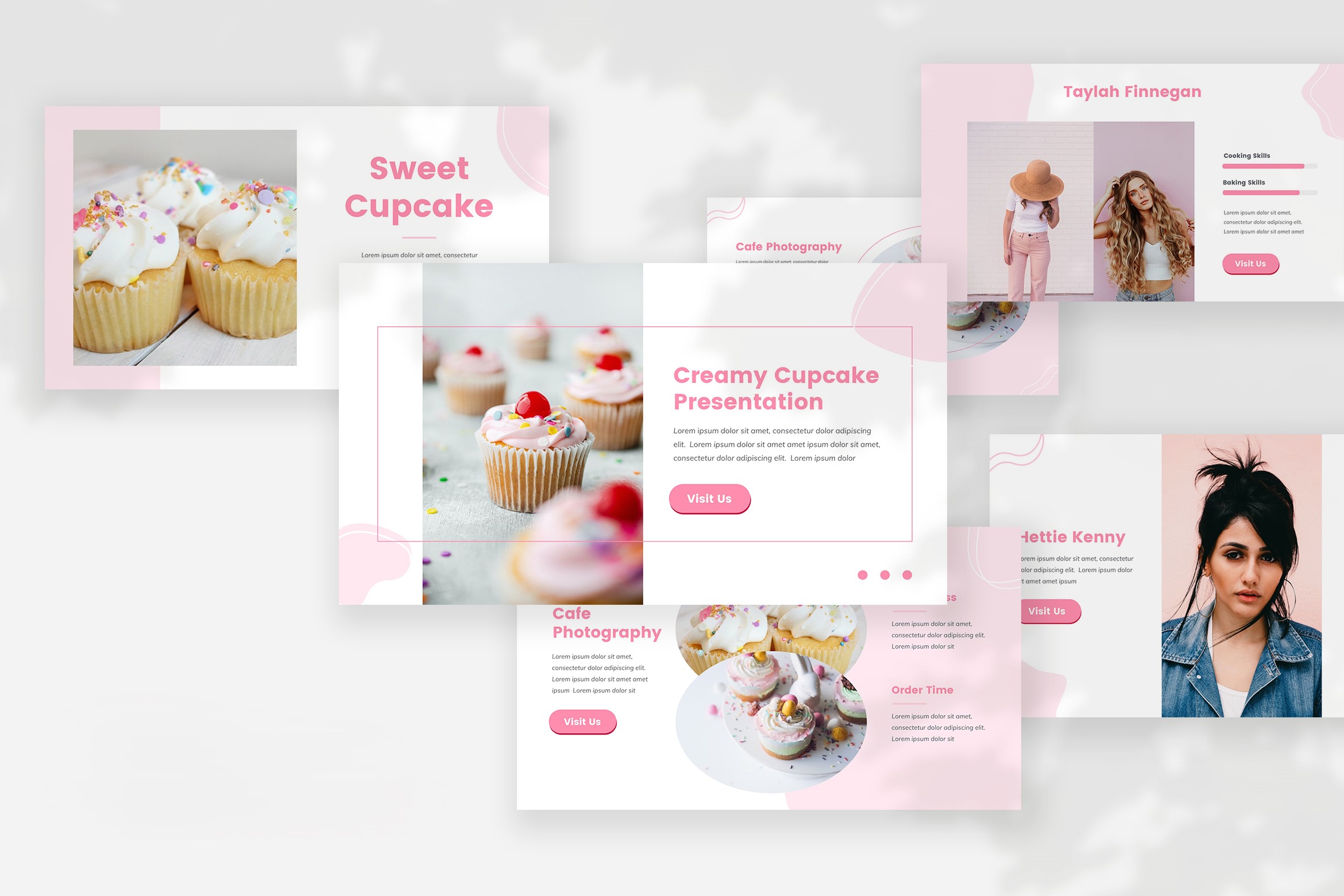 Creamy Cupcake PowerPoint Template