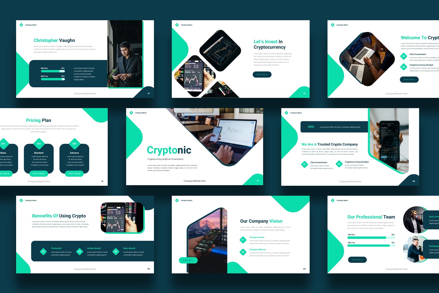 Crypto Presentation Template - Cryptonic