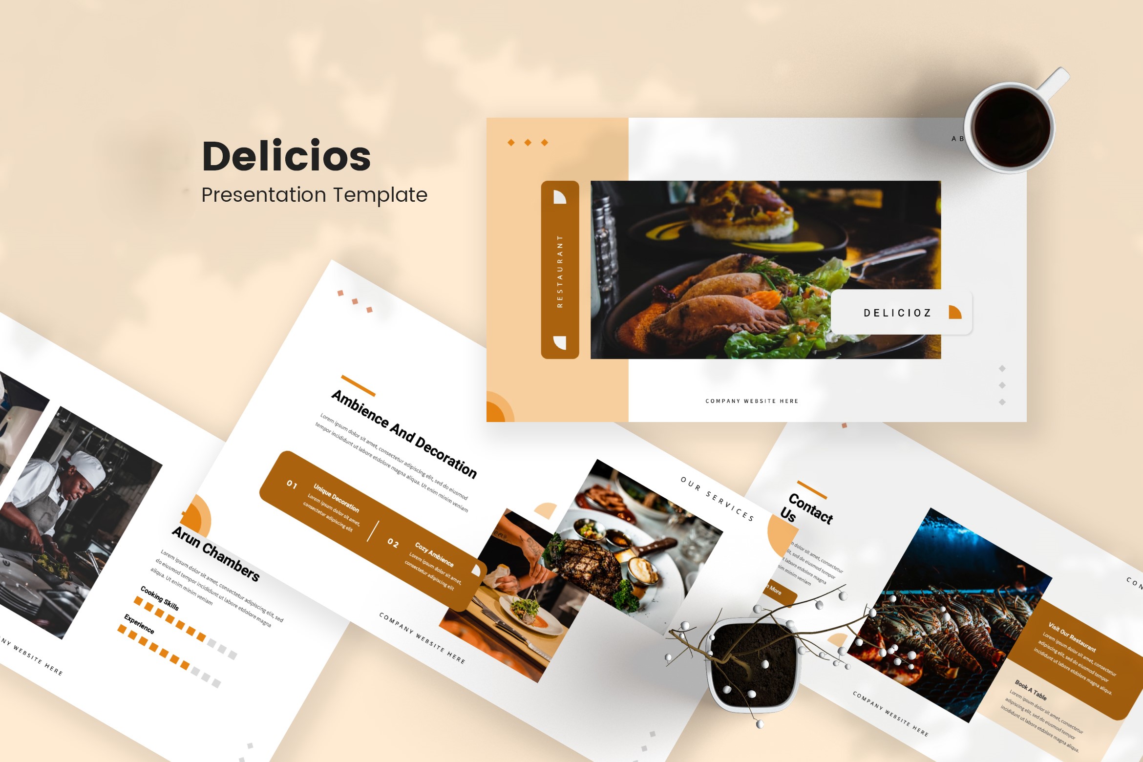 Food Presentation Template - Delicios