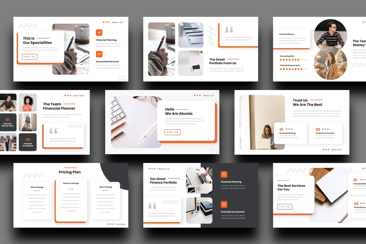 Free Accounting Presentation Template - Akunta