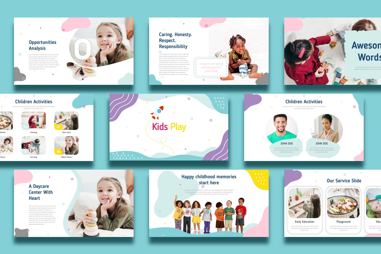Free Kids Presentation Template