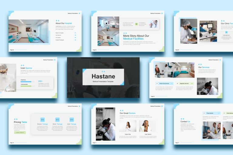 Free Medical Presentation Template - Hastane