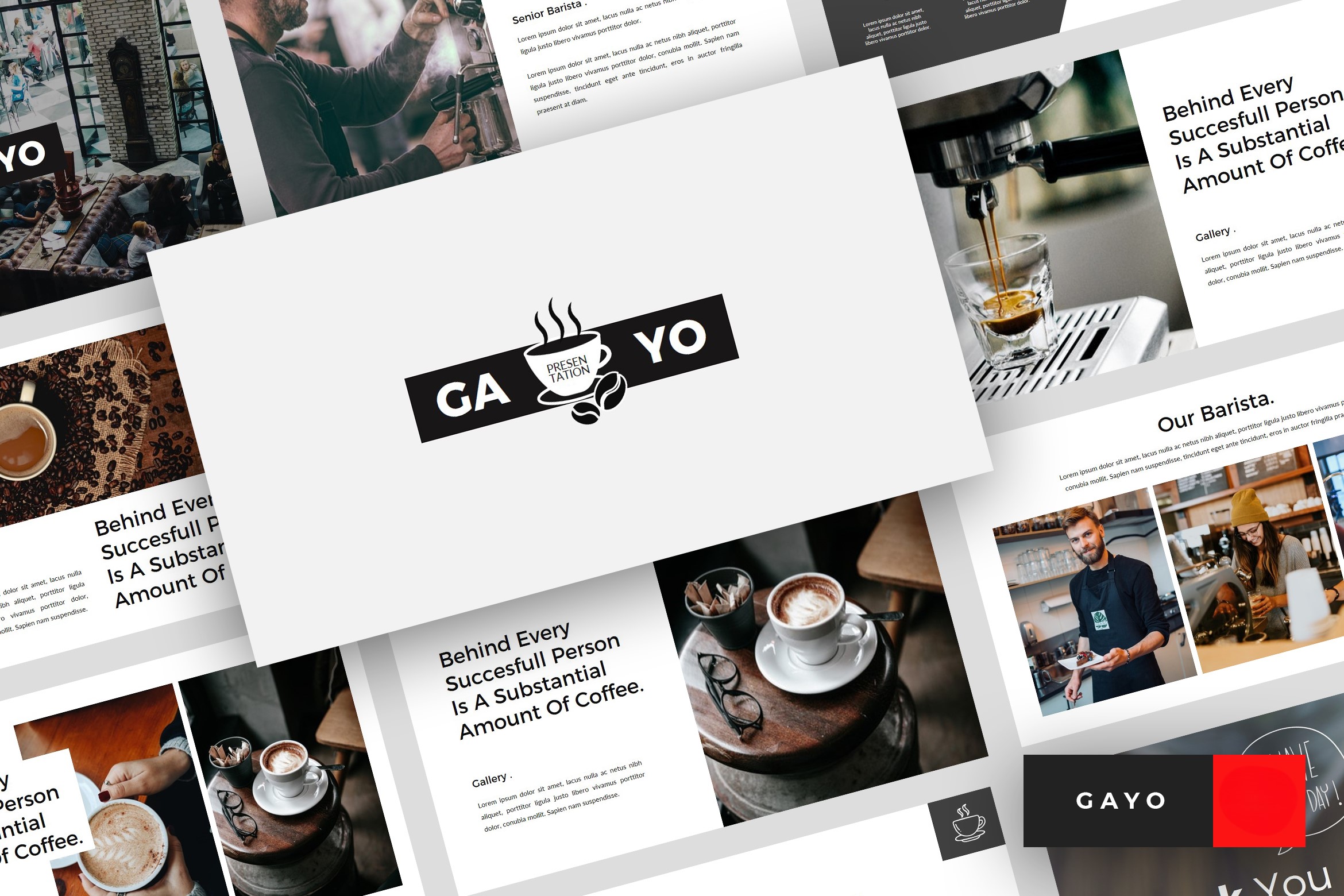 Gayo Coffee Shop Presentation Template