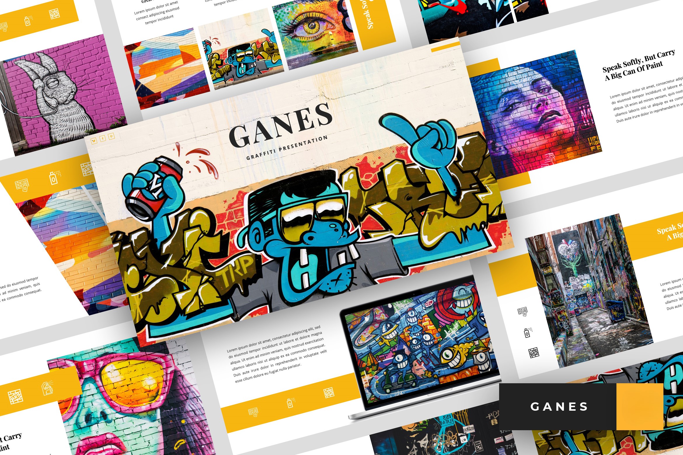 Graffiti Presentation Template