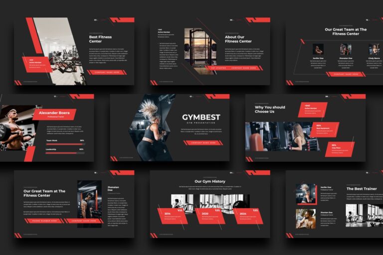 Gym Presentation Template - Gymbest