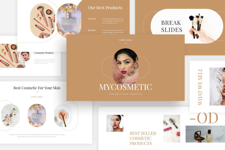 MyCosmetic Cosmetic Presentation Template