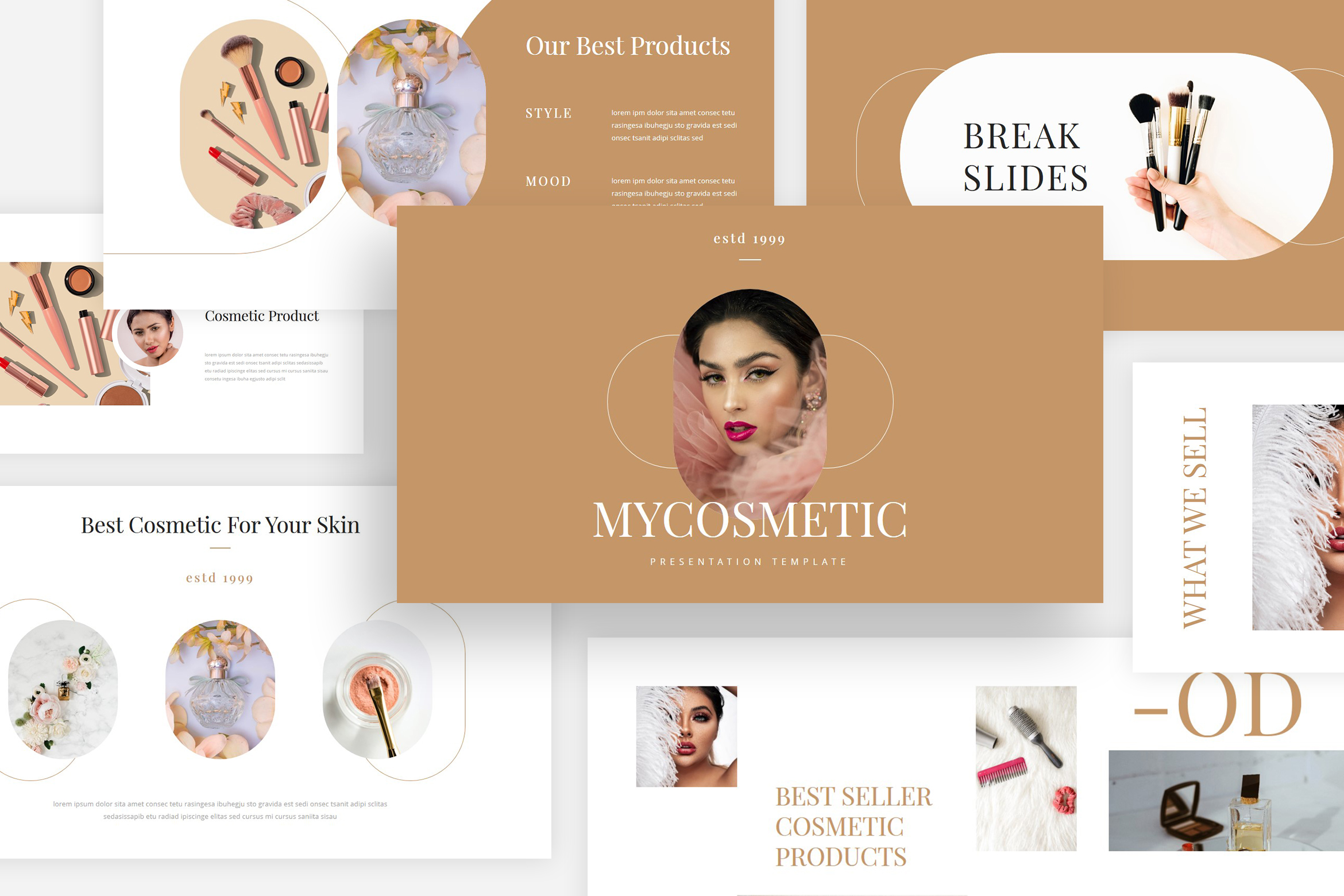 MyCosmetic Cosmetic Presentation Template