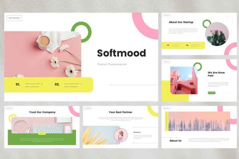 Pastel Presentation Template - SoftMood