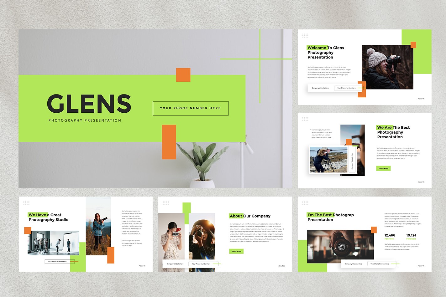Photography Presentation Template - Glens