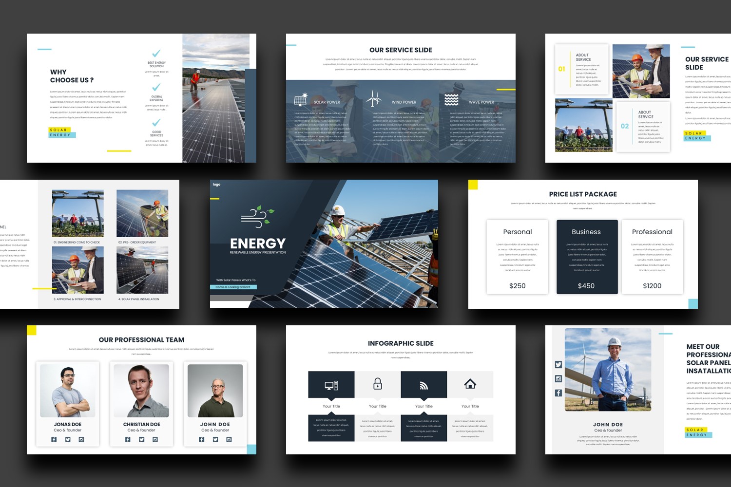 Renewable Energy Presentation Template