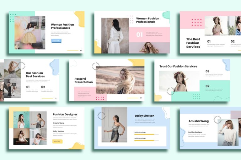 Aesthetic Pastel Presentation Template - Pastelvi