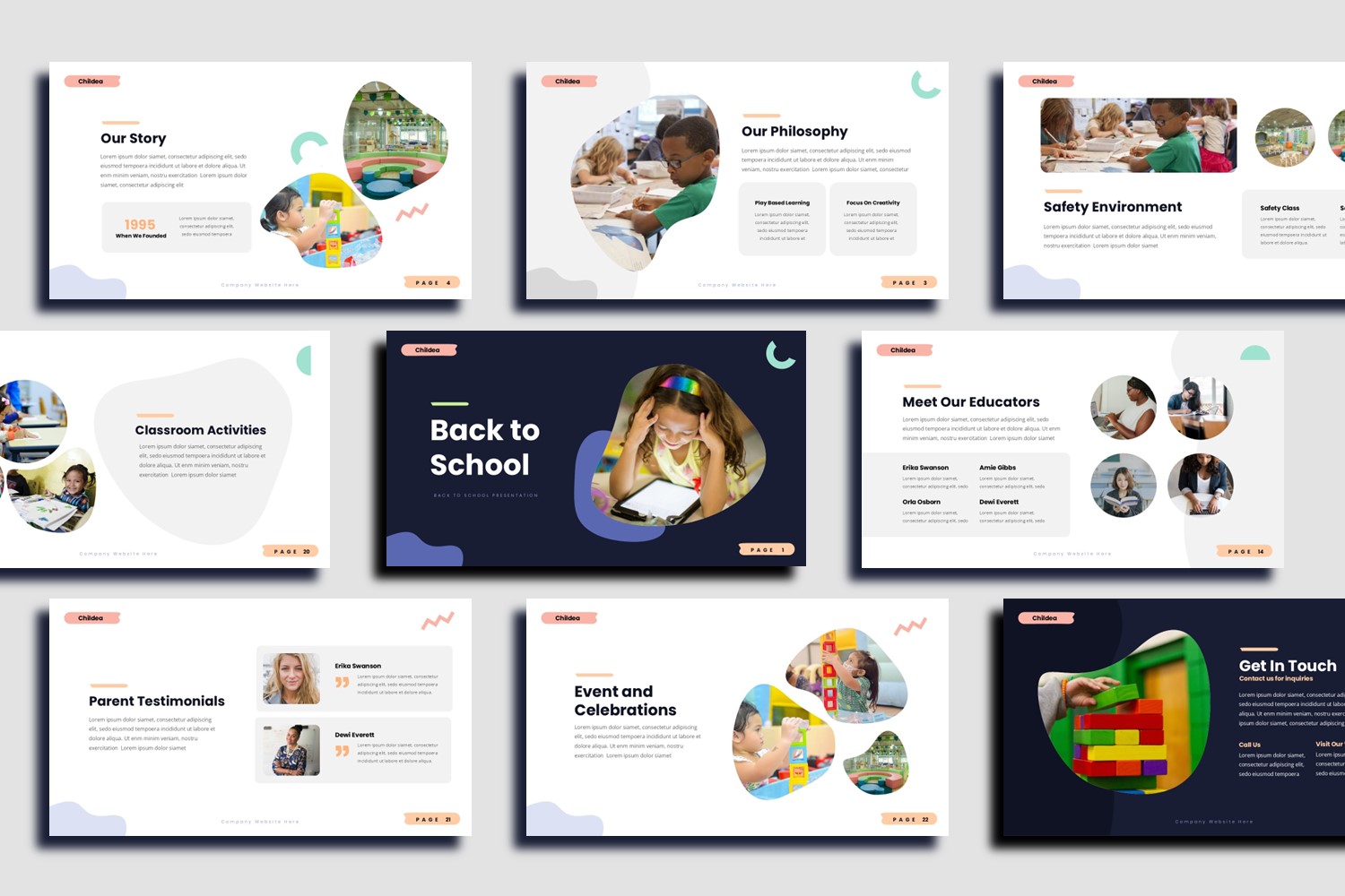 Free Back to School Presentation Template