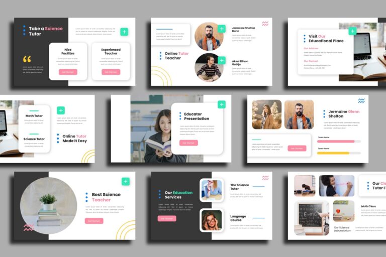 Free Education Presentation Template - Educator