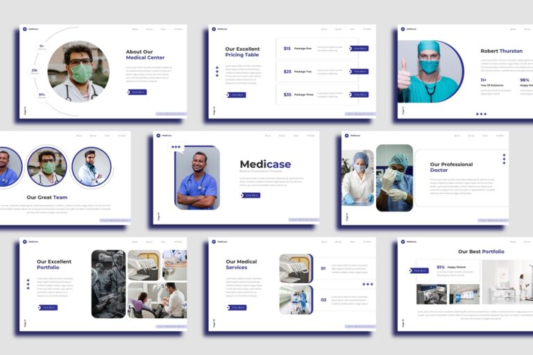Free Medical Presentation Template - Medicas