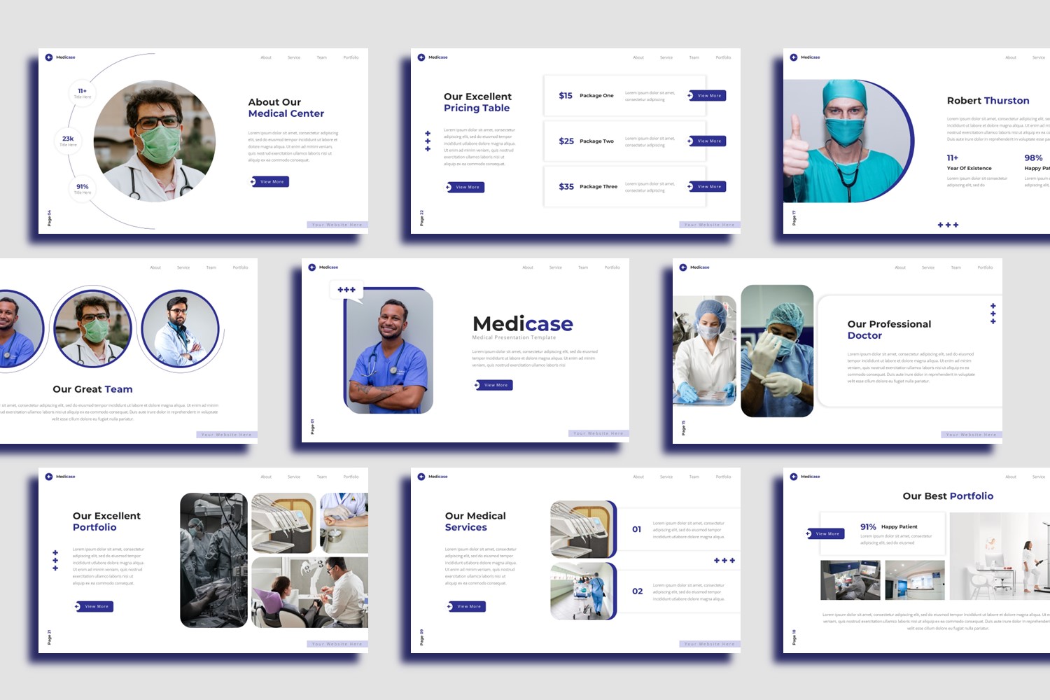Free Medical Presentation Template - Medicas