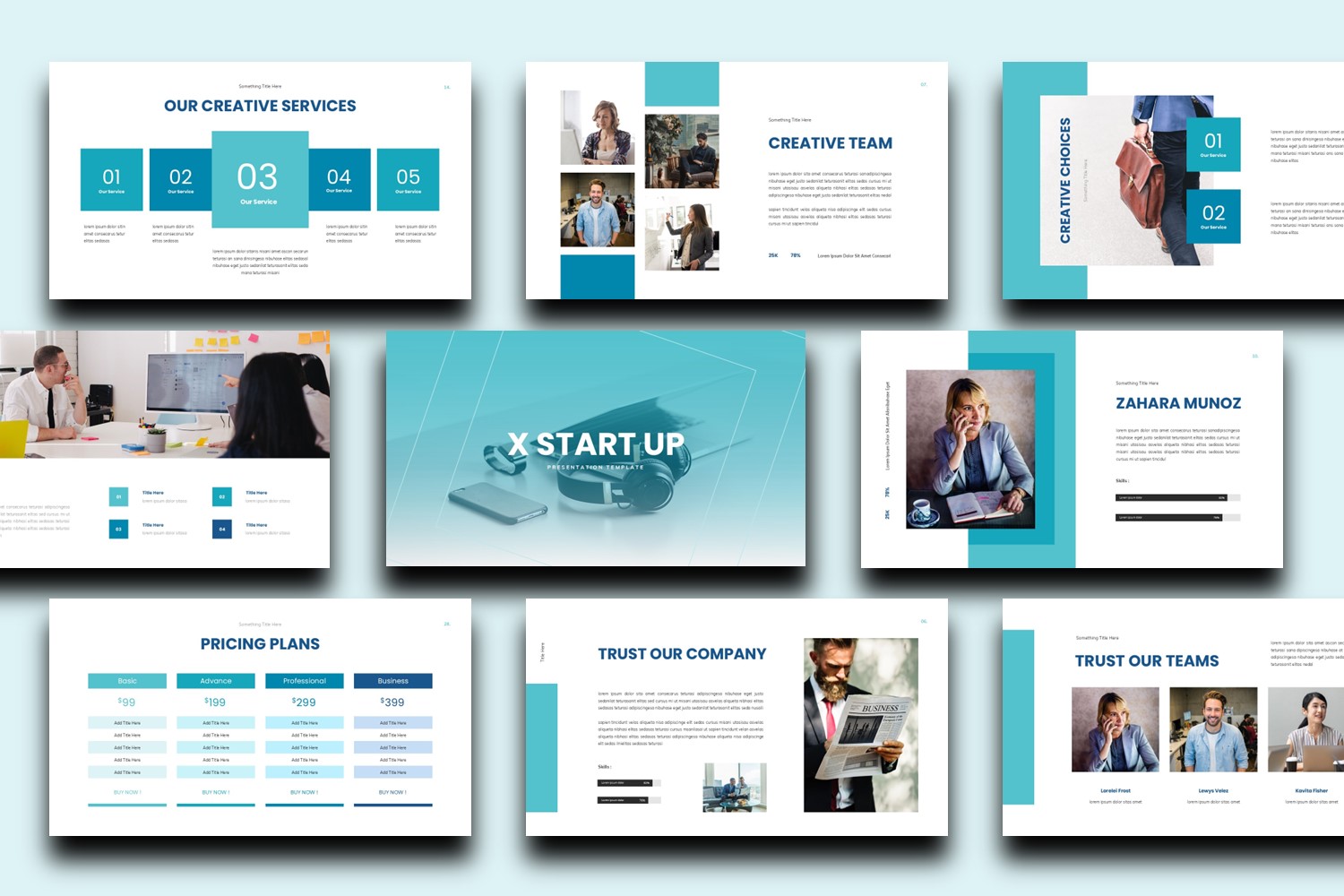 Free Start Up Presentation Template for PowerPoint