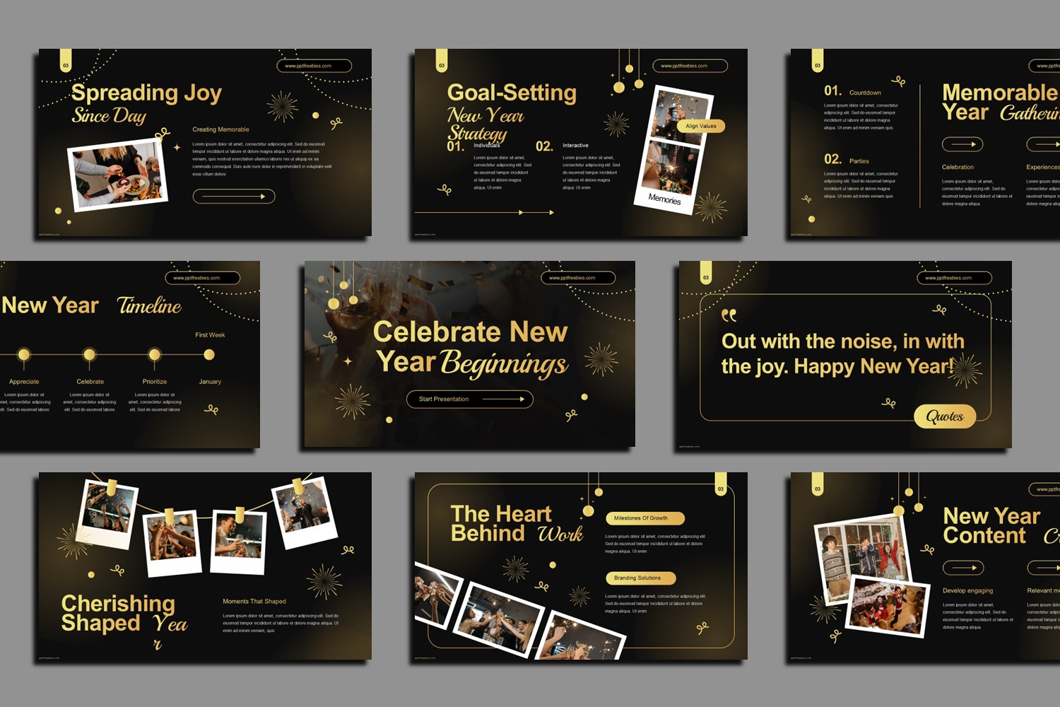 Happy New Year PowerPoint Template