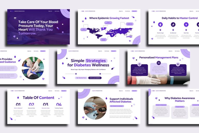 Free Diabetes PowerPoint Template