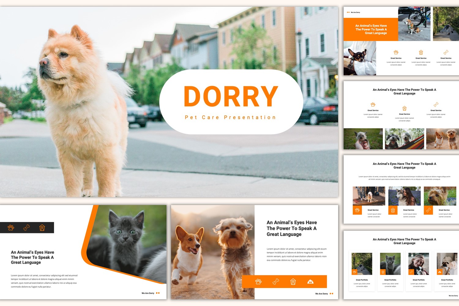 Free Pet Care Presentation Template - Dorry